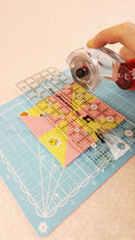 Load image into Gallery viewer, Cutting Mat, MINI 5" x 8" Lori Holt Reversible (Pink & Blue)