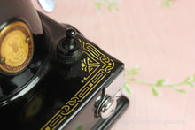 Load image into Gallery viewer, Singer Featherweight 221 Sewing Machine, CHICAGO BADGE 1934 AD721***