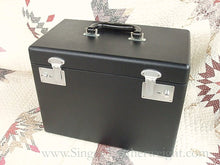 Load image into Gallery viewer, Case Handle, Black Bakelite with Pins, Singer (Vintage Original)