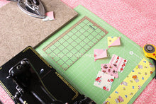 Load image into Gallery viewer, Cutting Mat, 12" x 18" Lori Holt Cute Cuts Reversible (Green & Blue)