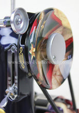 Load image into Gallery viewer, Singer Featherweight 221 Sewing Machine, PATRIOTIC One-Of-A-Kind Specialty - Painted