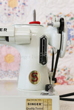 Load image into Gallery viewer, Singer Featherweight 221 Sewing Machine, WHITE FA205***