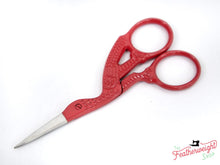 Load image into Gallery viewer, Scissors, Lori Holt Fabric Design Sewing Embroidery Scissors - STORK