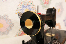 Load image into Gallery viewer, Singer Featherweight 221 Sewing Machine, AL721*** GOLD PLATED!!!