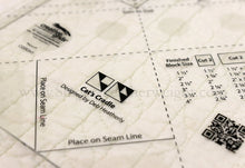 Load image into Gallery viewer, Cutting Ruler, CREATIVE GRIDS Cat's Cradle designed by Deb Heatherly (with self-grips)