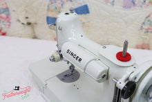 Load image into Gallery viewer, Singer Featherweight 221K Sewing Machine, WHITE EV964***