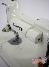 Load image into Gallery viewer, Singer Featherweight 221 Sewing Machine, WHITE EV967***
