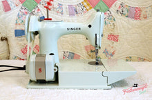 Load image into Gallery viewer, Singer Featherweight 221K Sewing Machine, WHITE EV9057**