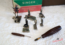 Load image into Gallery viewer, Singer Featherweight 221 Sewing Machine, TAN ES876***