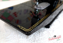 Load image into Gallery viewer, Singer Featherweight 222K Sewing Machine, RED "S" EP758***