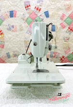 Load image into Gallery viewer, Singer Featherweight 221K Sewing Machine, WHITE EV993***