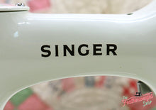 Load image into Gallery viewer, Singer Featherweight 221K Sewing Machine, WHITE EV993***