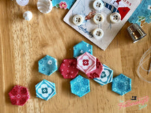 Load image into Gallery viewer, 1/2" Inch Hexagons Iron-On Papers For English Paper Piecing x 1000