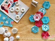 Load image into Gallery viewer, 1/2" Inch Hexagon Iron-On Papers For English Paper Piecing x 100