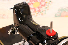 Load image into Gallery viewer, Singer Featherweight 221 Sewing Machine, AF384*** - Top Decal and Corduroy Insert - RARE