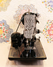 Load image into Gallery viewer, Singer Featherweight 221 Sewing Machine, AF384*** - Top Decal and Corduroy Insert - RARE