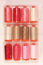 Load image into Gallery viewer, Aurifil Thread 50wt Cotton, 12 Color SET - Edyta Sitar Laundry Basket Quilts