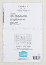 Load image into Gallery viewer, PATTERN, "POSH Kitty" Quilt by Sew Kind of Wonderful