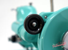 Load image into Gallery viewer, Singer Featherweight 222K Sewing Machine EL6858** - Fully Restored in Tiffany Blue