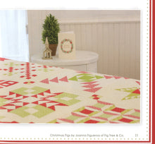 Load image into Gallery viewer, PATTERN BOOK, Christmas Figs Block of the Month Sampler Quilt by Fig Tree & Co.