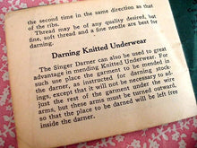 Load image into Gallery viewer, Stocking Darner, Singer (Vintage Original)