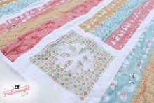 Load image into Gallery viewer, Quilt Kit, "Snow Cozy" WINTER BABY QUILT - Cozy Snowman Fabric by Lori Holt