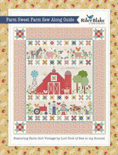 Load image into Gallery viewer, Quilt Kit, "FARM SWEET FARM" Fabric Collection + Applique Templates & Ric Rac - by Lori Holt for Riley Blake