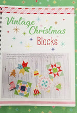 Load image into Gallery viewer, PATTERN BOOK, "Vintage Christmas" by Lori Holt of Bee in My Bonnet