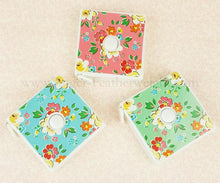 Load image into Gallery viewer, Tape Measure, Backyard Roses FLORAL Metric & Imperial Measuring