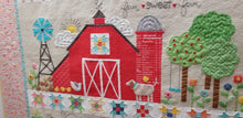 Load image into Gallery viewer, Quilt Kit, "FARM SWEET FARM" Fabric Collection + Applique Templates &amp; Ric Rac - by Lori Holt for Riley Blake
