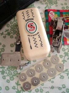 Zigzag Attachment, Swiss Zigzagger & Walking Foot (Vintage Original)
