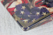 Load image into Gallery viewer, Singer Featherweight 221 Sewing Machine, PATRIOTIC One-Of-A-Kind Specialty - Painted
