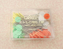 Load image into Gallery viewer, Flower Head Pins, Multi-Colored PASTELS 100 Count
