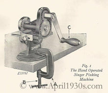 Load image into Gallery viewer, C-Clamp, Singer  (Vintage Original)
