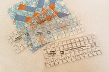 Load image into Gallery viewer, Cutting Ruler, Singer Featherweight CREATIVE GRIDS 2 1/2" x 6 1/2" (with self-grips)
