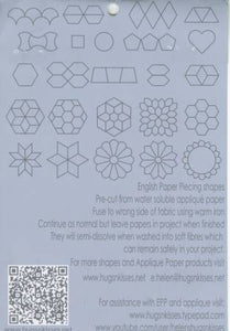 1/2" Inch Hexagons Iron-On Papers For English Paper Piecing x 1000