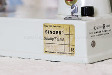 Load image into Gallery viewer, Singer Featherweight 221 Sewing Machine, WHITE FA205***
