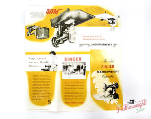Advertisement Leaflets, Replica Featuring the Singer Featherweight