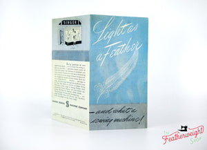 Advertisement Leaflets, Replica Featuring the Singer Featherweight