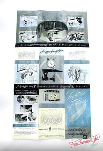 Advertisement Leaflets, Replica Featuring the Singer Featherweight