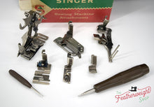 Load image into Gallery viewer, Singer Featherweight 221K Sewing Machine, RED "S" ES247***
