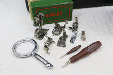 Load image into Gallery viewer, Singer Featherweight 222K Sewing Machine, RED "S" ER0232**
