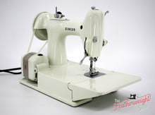 Load image into Gallery viewer, Singer Featherweight 221 Sewing Machine, WHITE EV967***

