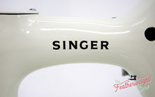 Load image into Gallery viewer, Singer Featherweight 221 Sewing Machine, WHITE EV967***
