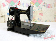 Load image into Gallery viewer, Singer Featherweight 222K Sewing Machine, RED "S" EP758***
