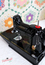 Load image into Gallery viewer, Singer Featherweight 221K Sewing Machine RED "S" ES652***
