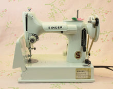 Load image into Gallery viewer, Singer Featherweight 221 Sewing Machine, WHITE FA128***
