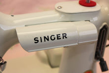 Load image into Gallery viewer, Singer Featherweight 221 Sewing Machine, WHITE EV982***
