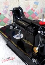 Load image into Gallery viewer, Singer Featherweight 221 Sewing Machine, RED "S" ES242***
