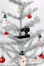 Load image into Gallery viewer, Christmas ORNAMENT, Singer Featherweight Blown Glass Collectible

